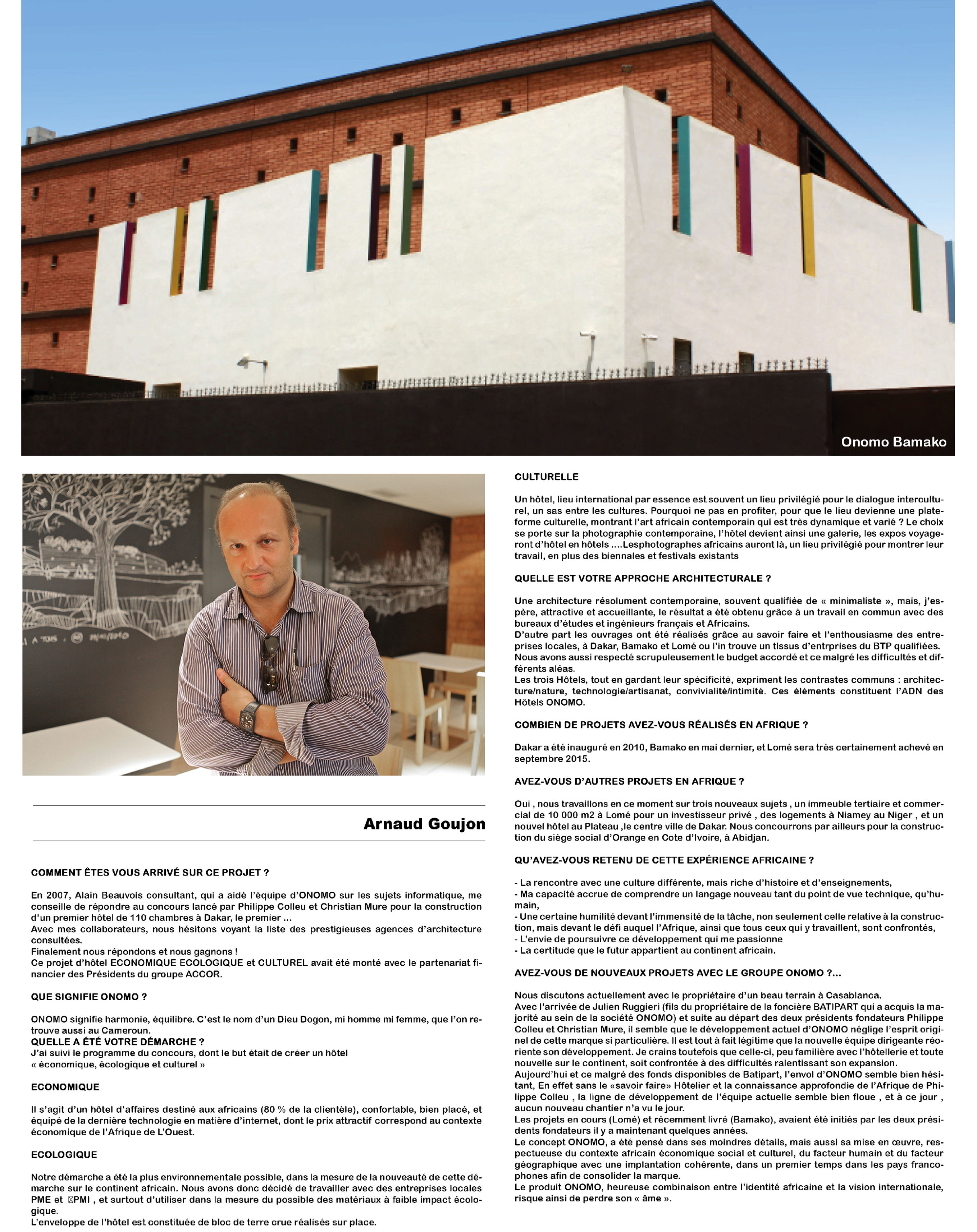 Journal Supa Arnaud Goujon Architectes