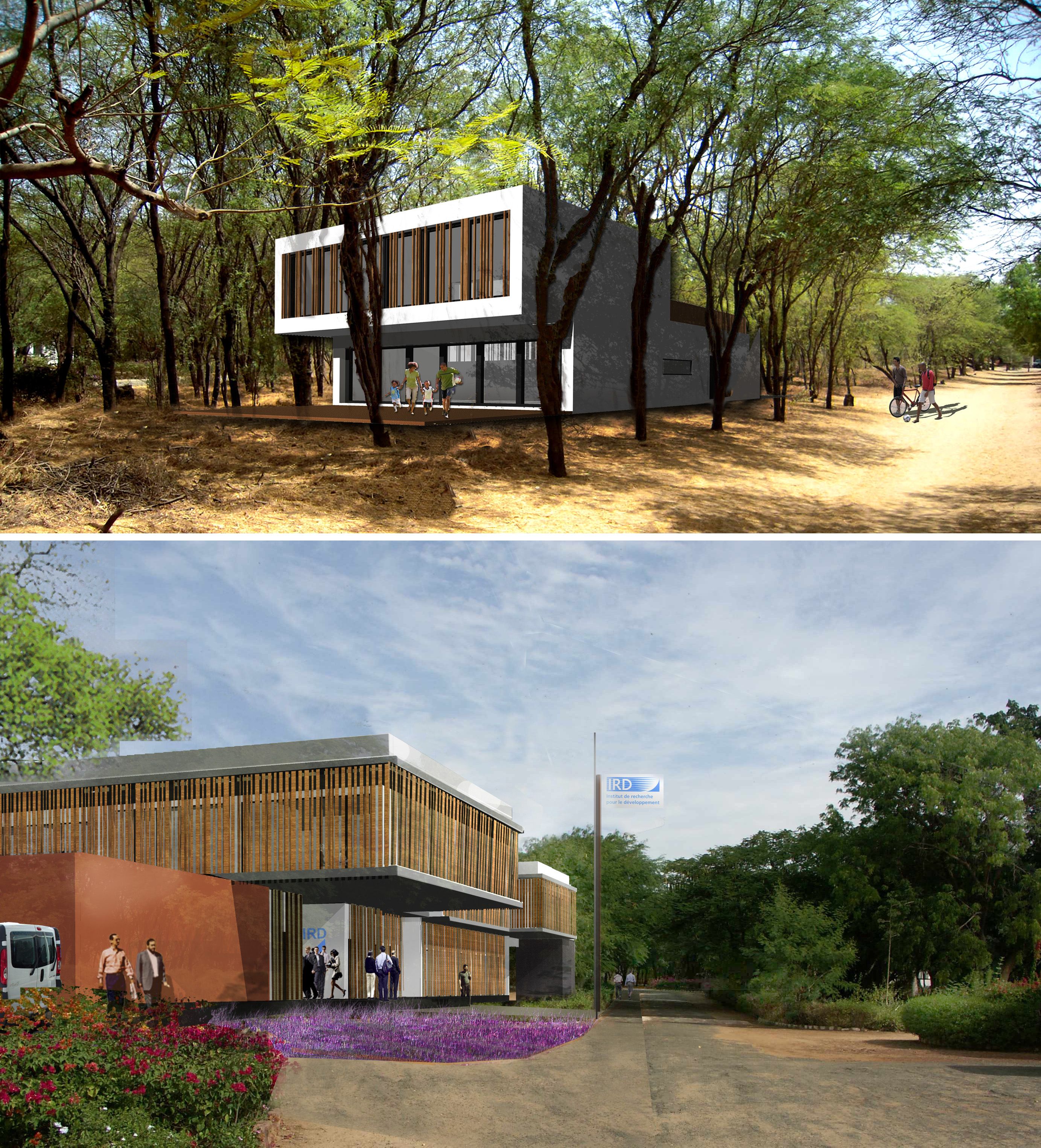 Projet Enseignement Campus IRD M'Bour Senegal IRD AIMS Senegal Arnaud Goujon Architectes